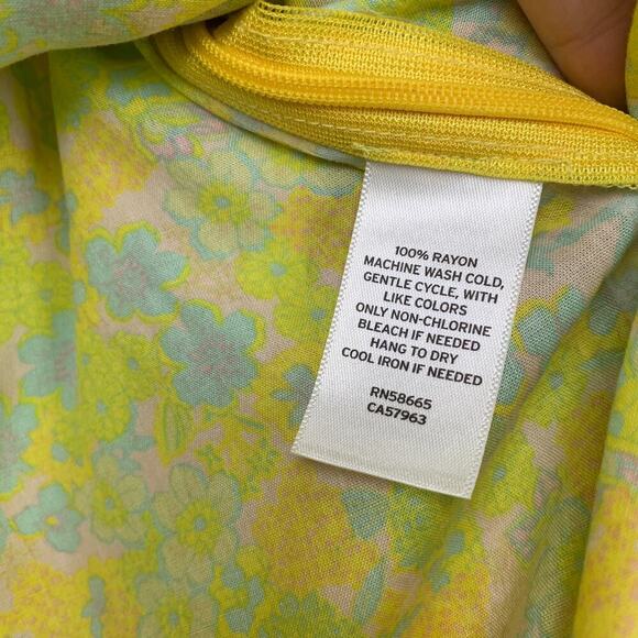 NEW Abound floral Skirt Green Size 1X - Picture 6 of 7